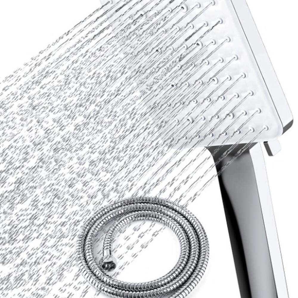 Copied - High Pressure Shower Head with Handheld - 6 Settings